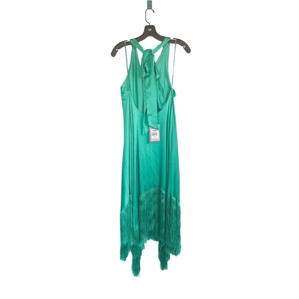 Cult Gaia ALI Fringe silk DRESS - ERBA size M - Picture 10 of 12